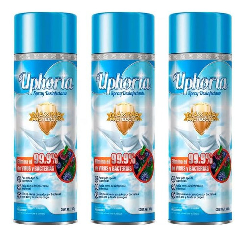 Uphoria Spray Desinfectante 3 Pack