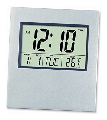 Reloj Mini Pared/ Mesa Digital Termometro Timer Alarma Fecha