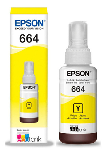 Tinta Amarilla  Epson Original  T 664