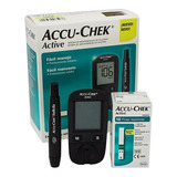 Glucómetro Accu-chek Active Kit Con 10 Tiras Y 10 Lancetas