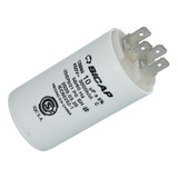 Capacitor Monofasico 10uf/450v Arranque Motor 1/3-1/2 Hp