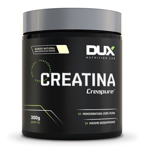 Creatina  Creapure  - 300g Sabor Natural - Dux Nutrition