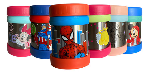 Termo De Comida 350ml Keep Disney Niños Niñas Acero Inox