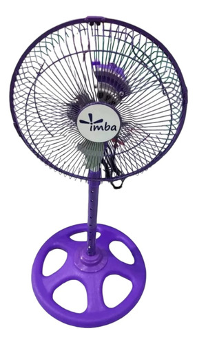 Ventilador De Pedestal 10 Pulgadas Marca Imba Gira 360º Loco