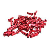 Niples Bmx Primo Aluminio 16mm 50/pzas Rojo