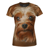 Camiseta Baby Look Feminina Yorkshire Terrier Md03