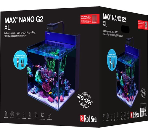 Pecera Red Sea Max Nano G2 Equipada Con Gabinete