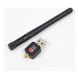 Adaptador Placa Usb 2.0 Wifi Antena 150mbps Pc Notebook