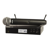 Microfono Inalámbrico Shure De Mano Blx24r /sm58 Profesional
