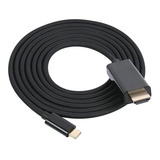Cable Adaptador Usb C A Hdmi 1,8 Mt Para Macbook Pro Full Hd