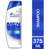 Head & Shoulders Shampoo 3 En 1 Para Hombres 375ml