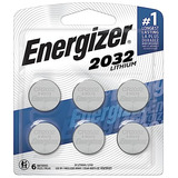 Energizer Cr2032  3v - Pack 6 Pila De Litio Reloj - Blanco