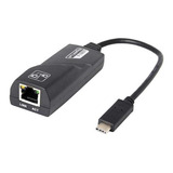 Adaptador Usb 3.0 Para Rj45 Gigabit 10/100/1000 Cor Preto