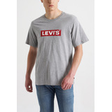 Polera Hombre Cuello Redondo Gris Levis 16143-0435