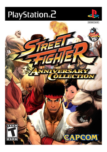 Street Fighter Anniversary Collection - Ps2 Físico - Sniper