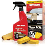 Mothers Kit Arcilla Descontaminadora Clay Kit Y Lubricante 