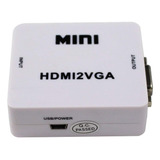 Conversor Hdm Ia  Vga  Adaptador De Hdmi A Vga  Hdmi2vga