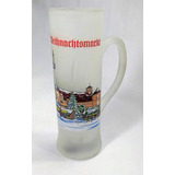 Antiga E Rara Caneca Em Vidro Satine Alemao 665 Rrdeco