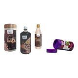 Kit Melanina Café + Fixador + Betacaroteno Bronzeamento 