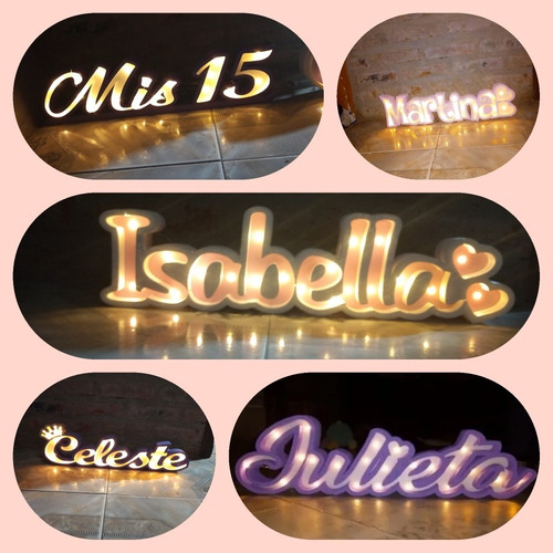 Nombres Luminosos,nombres Leds, Carteles 