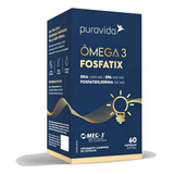Omega 3 Fosfatix Puravida - 60 Caps - Com Fosfatidilserina