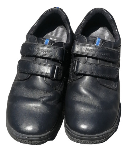 Zapatos De Colegio Hush Puppies Negros Varon