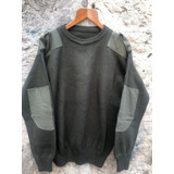 Sweater Moda Militar, Original..botones Dorados!! Abrigado!