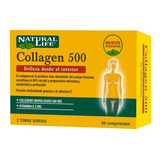 Natural Life Collagen 500 X60 Comprimidos Sabor Sin Sabor