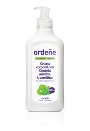 Crema Corporal Celulitis Estrías Centella Asiática Arbell