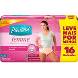 Roupa Íntima Plenitud Femme Tam G/xg - 16 Unidades