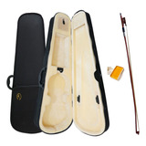 Case De Violino 4/4 Com Arco E Breu