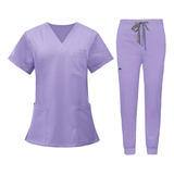 Conjunto De Uniformes De Enfermería, Ropa De Trabajo, Top Y