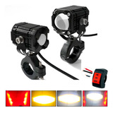 Exploradoras Led Alta Potencia 16.000 Lumens Moto + Switch