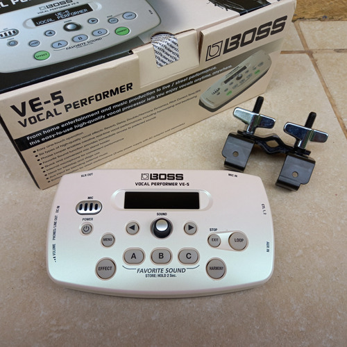 Pedal Boss Ve-5 Vocal Performer Ve-5 Wh Branco 