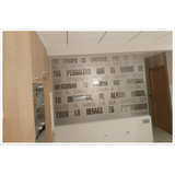 Vinil Esmerilado Para Cristal Con Frace Personalizado 1 M2