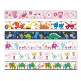 Mod-1 Guardas Infantiles Autoadhesivas Decora Pared X 6 Mts