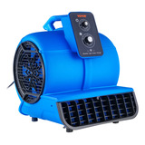 Vevor Ventilador De Piso Mover Aire 2600 Cfm 1150 Rpm 1/2 Hp Color De La Estructura Azul Marino Frecuencia 60hz Material De Las Aspas Plástico