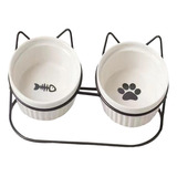 Cuenco Doble Para Perros Y Gatos, Plato Para Gatos,