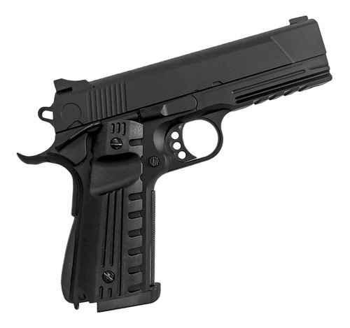 Pistola Airsoft 1911 Black 6 Mm Replica Metalica Vigor Ct