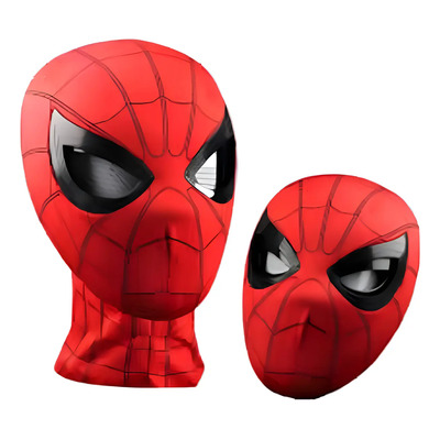 Máscara Spiderman Con Mecanismo Cierra Ojos Manual Blue/red Spiderman
