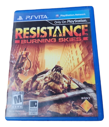 Resistance Burning Skies Psvita Fisico