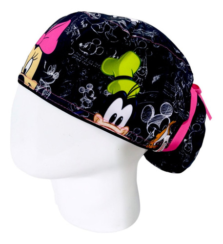 Gorro Quirúrgico Moitu De Minnie Mouse  Mas Un  Lanyards