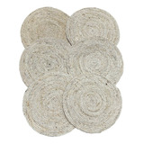 Set 6 Individuales De Seagrass Naturales - Fibras Naturales