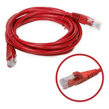 Cable Patch Cord Nexxt Cat5e De 1mts Color Rojo
