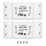 Smart Switch Interruptor Inteligente Wifi Para Home,2 Pzs