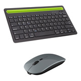 Teclado Recarregável + Mouse Compatível Com Notebook Dell 