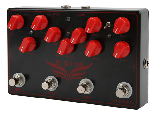 Sintetizador De Pedales Delay Chorus Overdrive Para Guitarra