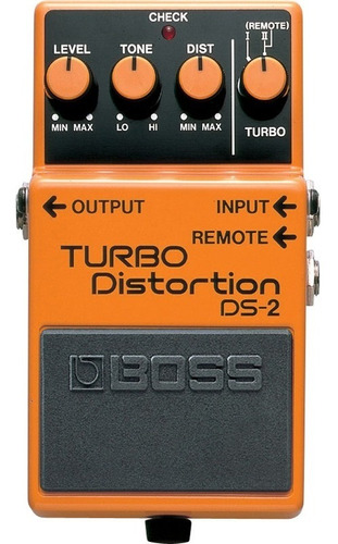Pedal Boss Ds-2 Distorção Para Guitarra Turbo Distortion