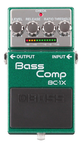 Pedal De Efecto Boss Bass Comp Bc-1x  Verde