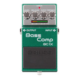 Pedal De Efecto Boss Bass Comp Bc-1x  Verde